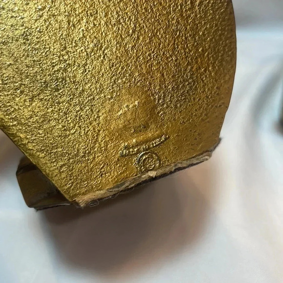 Vintage Art Deco Solid Brass Bookends - Picture 5 of 7